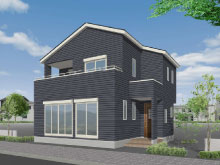 新築分譲住宅　北区日進町　西海岸スタイルの家